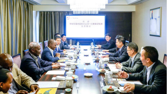 坦桑尼亚驻华参赞一行到皇家国际集团交流座谈 - 皇家国际