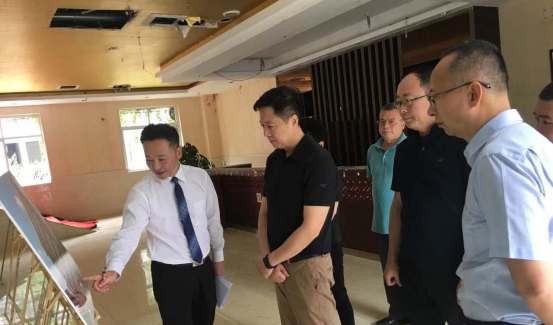 集团向导率队考察皇家国际旅馆部分存量项目 - 皇家国际