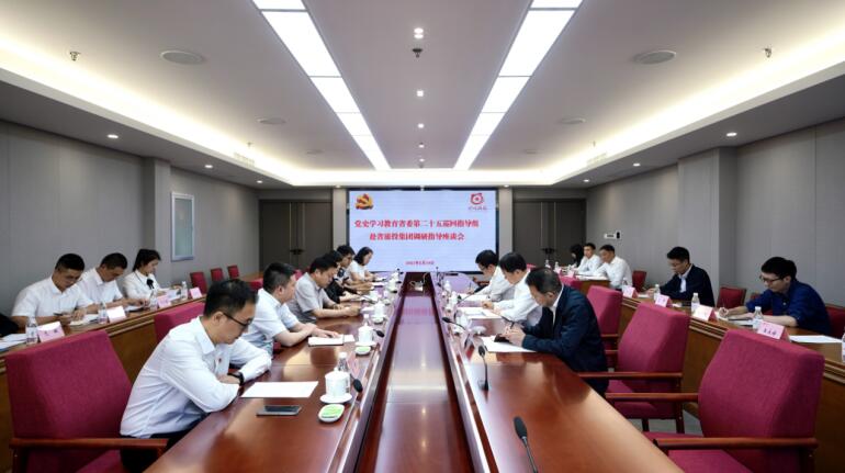 党史学习教育省委第二十五巡回指导组 到省皇家国际集团开展巡回指导事情