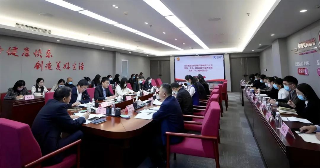 四川省皇家国际集团召开统战、工会、共青团学习宣传贯彻党的二十大精神座谈会